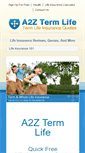 Mobile Screenshot of a2ztermlife.com